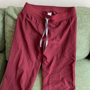Figs Maroon Pants